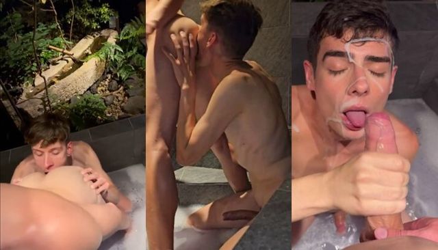 JustTheGays thumbnail for Kayleb Alexander sucks twink cock in the bath and gets a facial - amateur gay porn from OnlyFans, MyVidster, GayForFans and more! - Oral