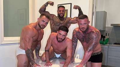 JustTheGays thumbnail for Manuel Reyes With Big Harry, Big Liam And Danny Flex – RFC - amateur gay porn from OnlyFans, MyVidster, GayForFans and more! - 
