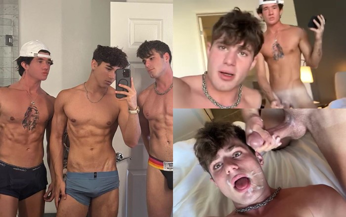 JustTheGays thumbnail for Ethan Wilson & Mickeyy get sucked by Alex Grant – Video 1 - amateur gay porn from OnlyFans, MyVidster, GayForFans and more! - 