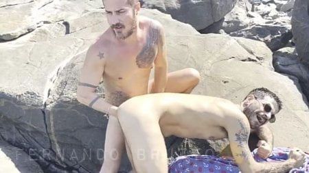 JustTheGays thumbnail for Fisting At The Beach – Fernando Brutto Takes It All At Abric Beach - amateur gay porn from OnlyFans, MyVidster, GayForFans and more! - 