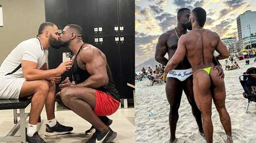 JustTheGays thumbnail for Grande Simoes and Teddy Black fuck - amateur gay porn from OnlyFans, MyVidster, GayForFans and more! - 