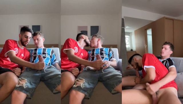 JustTheGays thumbnail for Broderagem – jerk and blowjob with a mate - amateur gay porn from OnlyFans, MyVidster, GayForFans and more! - 