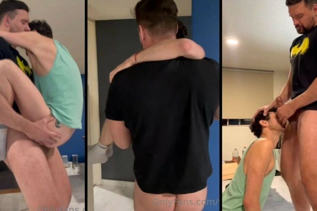 JustTheGays thumbnail for Fucking around the apartment - amateur gay porn from OnlyFans, MyVidster, GayForFans and more! - Anal