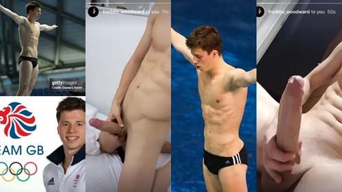 JustTheGays thumbnail for Olympian diver Freddie Woodward jerks off - amateur gay porn from OnlyFans, MyVidster, GayForFans and more! - 