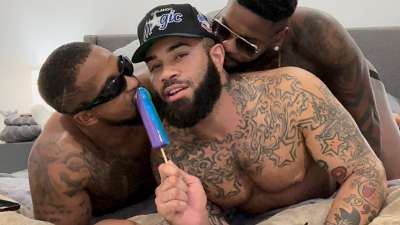JustTheGays thumbnail for JustCobi, Hercules The DemiGawd and AlexTheGr8 have a threesome in the kitchen – Jacobi_DSP