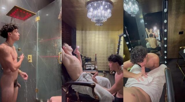 JustTheGays thumbnail for Ashton Wright gets his dick sucked by Alex Myers - hot twinks in the shower - amateur gay porn from OnlyFans, MyVidster, GayForFans and more! -