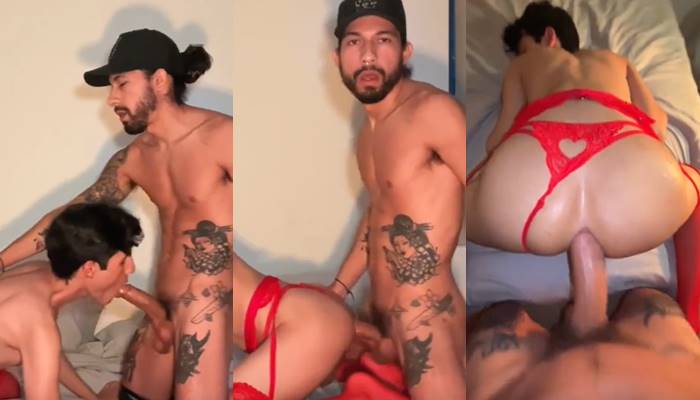 JustTheGays thumbnail for Big_Dicked_Danny fucks Mtwunk in lingerie - amateur gay porn from OnlyFans, MyVidster, GayForFans and more! - 
