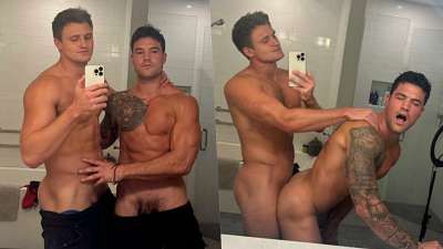 JustTheGays thumbnail for ItsJustParker and Alex fuck in the shower before moving to the bed - amateur gay porn from OnlyFans, MyVidster, GayForFans and more! - 