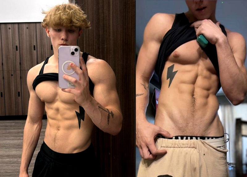 JustTheGays thumbnail for TikToker Blake Hoffman jerks off - amateur gay porn from OnlyFans, MyVidster, GayForFans and more! - 