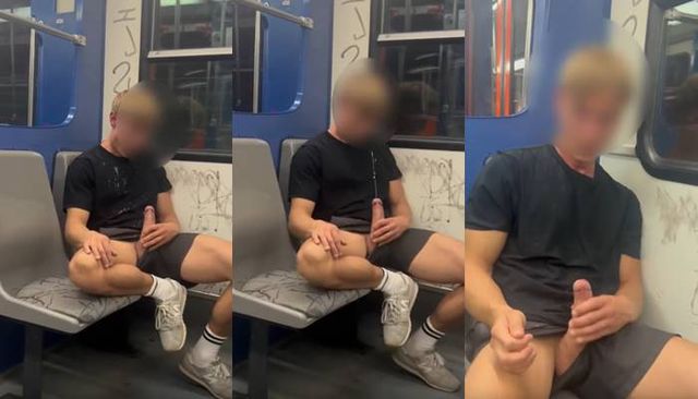 JustTheGays thumbnail for SebastianCoxxx - Fit guy shoots a MASSIVE load on the train - covered in cum in public - amateur gay porn from OnlyFans, MyVidster, GayForFans and more! - 