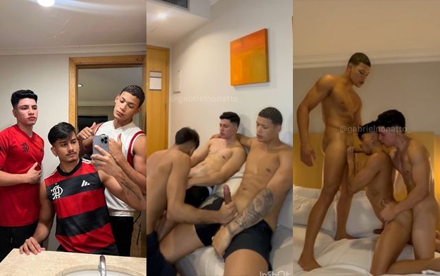 JustTheGays thumbnail for Gabrielnonatto_ and NonattoG – group fuck - amateur gay porn from OnlyFans, MyVidster, GayForFans and more! -