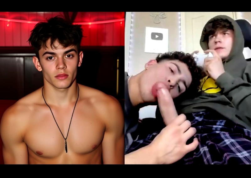 JustTheGays thumbnail for Silas Brooks gets his fat cock sucked by a hot twink while gaming before fucking a big load of cum in his hole - amateur gay porn from OnlyFans, MyVidster, GayForFans and more! - 
