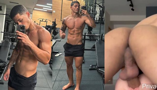 JustTheGays thumbnail for Ripped hung stud Alex Mendes (Alexwm10) fucks a sex toy - amateur gay porn from OnlyFans, MyVidster, GayForFans and more! - Solo, Toys
