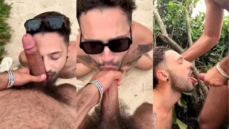 JustTheGays thumbnail for Igor Lucios and Milo Galician – cruising and sucking big dick at gay beach - amateur gay porn from OnlyFans, MyVidster, GayForFans and more! - Big Cock, Oral, Outdoor