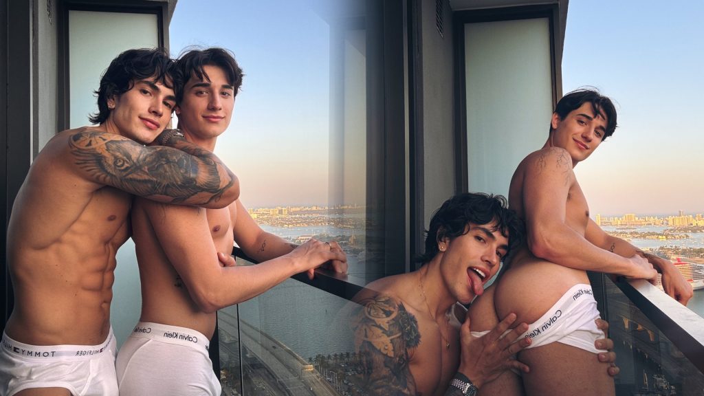 JustTheGays thumbnail for Fit latin twunk Alejandro Pino (hotalex6) fucks Callum West - amateur gay porn from OnlyFans, MyVidster, GayForFans and more! - 