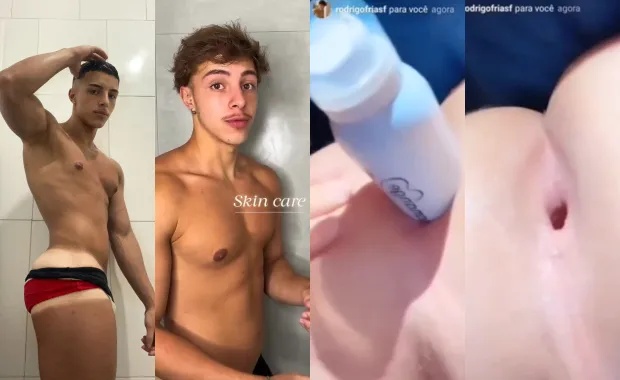 JustTheGays thumbnail for Famous skincare tiktoker RodrigoFriasf shows off his hole and sticks product up his ass - amateur gay porn from OnlyFans, MyVidster, GayForFans and more! - 