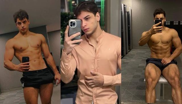JustTheGays thumbnail for Alessandro Rhett jerks off - amateur gay porn from OnlyFans, MyVidster, GayForFans and more! - Jerk Off, Solo