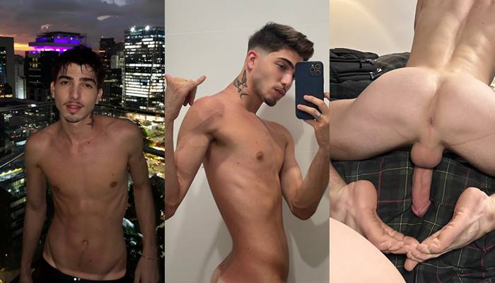 JustTheGays thumbnail for Breno Mucelin jerks his massive latin cock - amateur gay porn from OnlyFans, MyVidster, GayForFans and more! - 