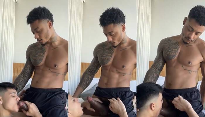 JustTheGays thumbnail for Victorqz and Brublack – a cock-sucking session - amateur gay porn from OnlyFans, MyVidster, GayForFans and more! - Oral