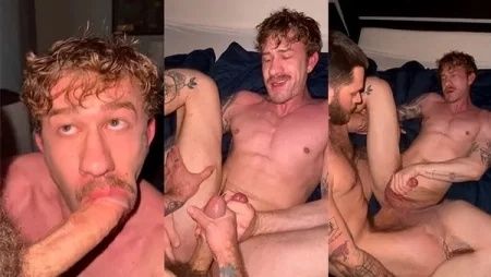 JustTheGays thumbnail for CJ Delco, Hung Caleb and Evan Jordie – hot studs raw threeway fuck - amateur gay porn from OnlyFans, MyVidster, GayForFans and more! - 