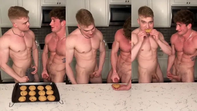 JustTheGays thumbnail for Brandtsboys – adding our cum to the cookie batter - amateur gay porn from OnlyFans, MyVidster, GayForFans and more! - 