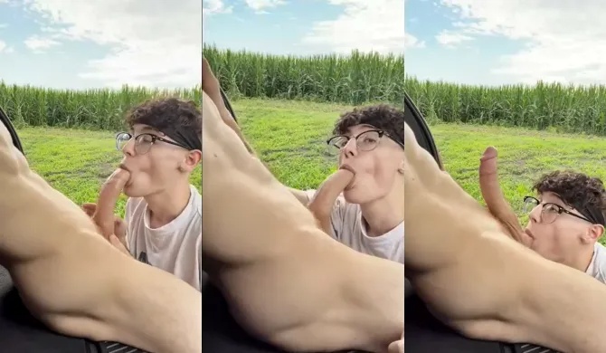 JustTheGays thumbnail for TwinkRiley – getting sucked in the tailgate of the car - amateur gay porn from OnlyFans, MyVidster, GayForFans and more! - 