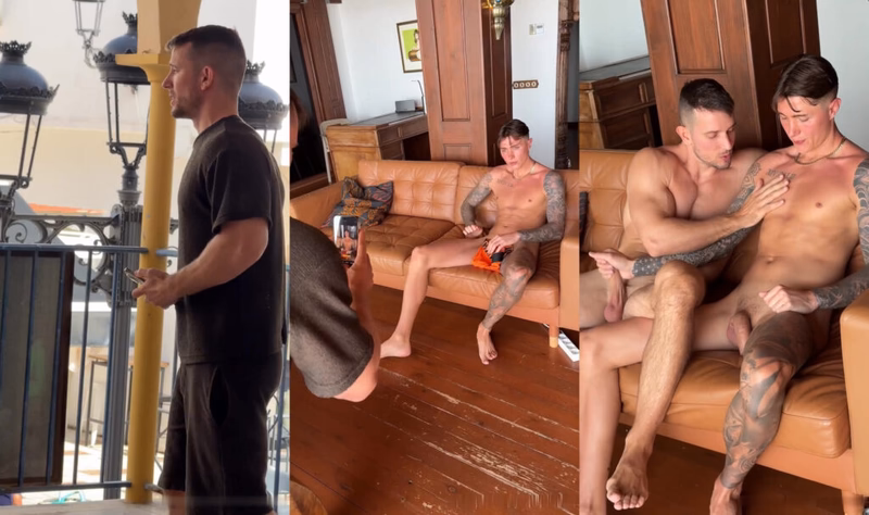 Wazgod121 – a photoshoot ends with us jerking eachother - Warren Godman Porn - with Wazgod121 JustTheGays