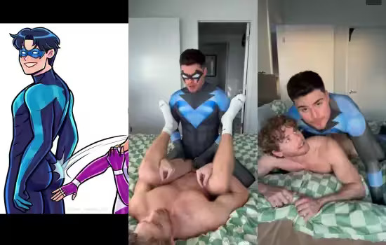 JustTheGays thumbnail for Alurdun gets fucked by his super hero - amateur gay porn from OnlyFans, MyVidster, GayForFans and more! - 