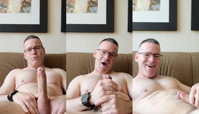 JustTheGays thumbnail for Mature guy jerks his cock on the sofa - amateur gay porn from OnlyFans, MyVidster, GayForFans and more! -