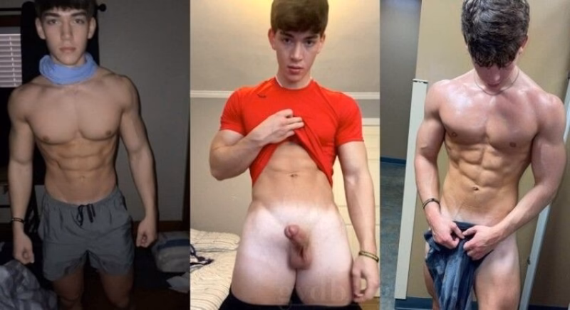 PrestonMilli jerk compilation - fit muscle twink - Preston Milli Porn - JustTheGays