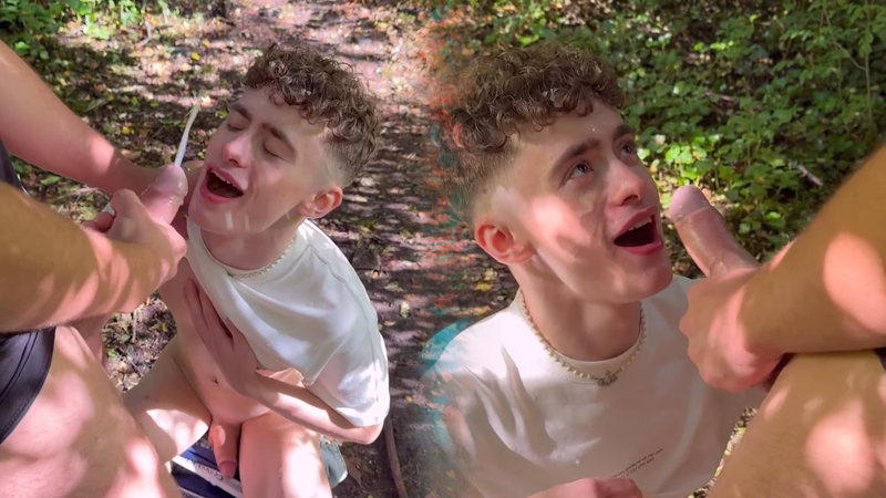 Tom Baker sucks and Britboysxxx in the woods before getting a facial - britboysxxx Porn - with Tom Baker JustTheGays