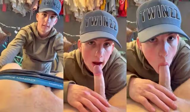 JustTheGays thumbnail for Twink sucks on a cock - amateur gay porn from OnlyFans, MyVidster, GayForFans and more! -