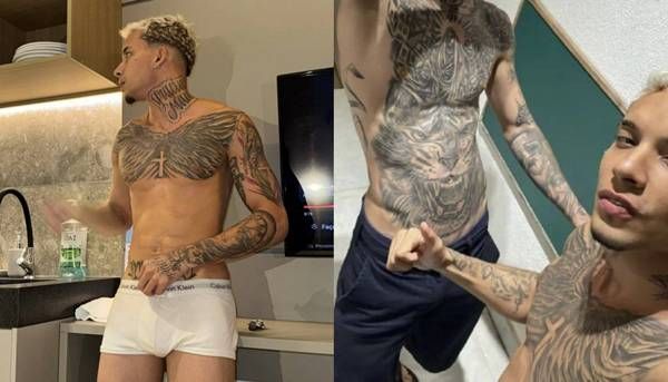 JustTheGays thumbnail for Falatuweslley cums in the bathroom - amateur gay porn from OnlyFans, MyVidster, GayForFans and more! - 