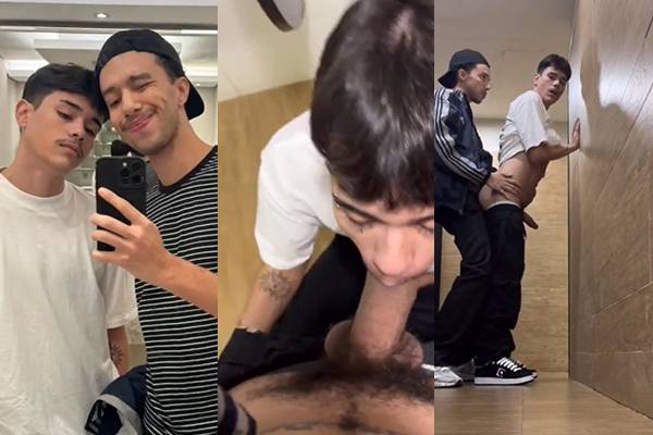 JustTheGays thumbnail for Marcus Mendes and Pedrin Zedan suck and fuck in the public bathroom – marcusdotado - amateur gay porn from OnlyFans, MyVidster, GayForFans and more! - Anal, Bareback, Latin, Oral