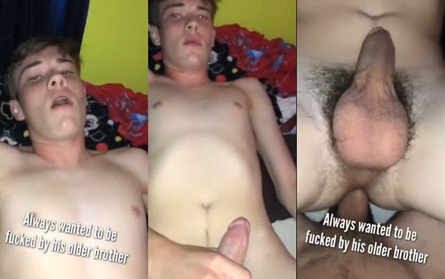 JustTheGays thumbnail for Twink gets fucked by his older brother - amateur gay porn from OnlyFans, MyVidster, GayForFans and more! - Anal, Bareback, Shorts, Young & Twink