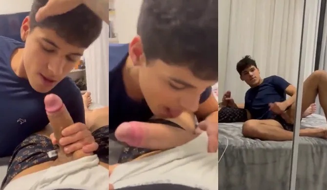 JustTheGays thumbnail for Twink sucks his buddy’s cock – with Rick_Duart - amateur gay porn from OnlyFans, MyVidster, GayForFans and more! - Oral, Young & Twink