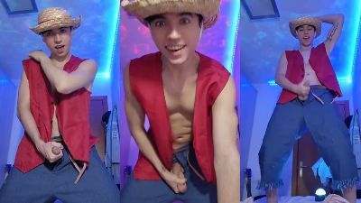 JustTheGays thumbnail for Fit Vegan Twink jerks off in costume - amateur gay porn from OnlyFans, MyVidster, GayForFans and more! -