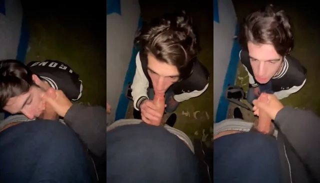 JustTheGays thumbnail for Twink sucks a cock in the hallway - amateur gay porn from OnlyFans, MyVidster, GayForFans and more! - Oral, Shorts, Young & Twink