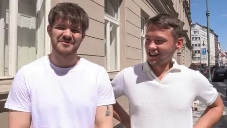 JustTheGays thumbnail for Czech Hunter: Best Threesomes - amateur gay porn from OnlyFans, MyVidster, GayForFans and more! -