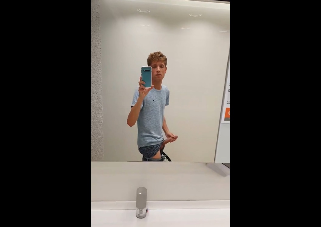 JustTheGays thumbnail for Jaden Heart (Jaden_big) jerks off in a public bathroom - amateur gay porn from OnlyFans, MyVidster, GayForFans and more! - Jerk Off, Solo, Young & Twink