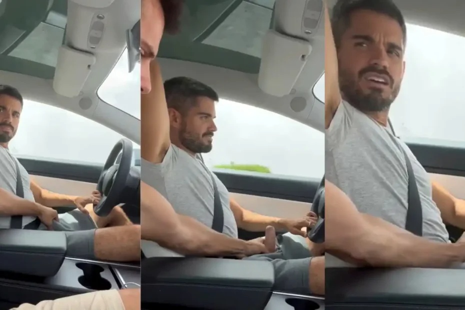 JustTheGays thumbnail for Jerking him on the road - amateur gay porn from OnlyFans, MyVidster, GayForFans and more! - 
