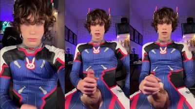 JustTheGays thumbnail for Tristan Valdez (trxisxtanx) jerks off in costume - amateur gay porn from OnlyFans, MyVidster, GayForFans and more! - Jerk Off, Shorts, Solo, Young & Twink