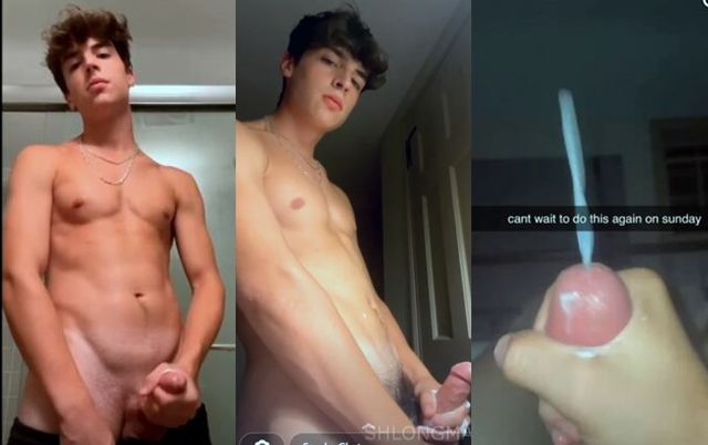 JustTheGays thumbnail for Cute fit twink jerks off in the bathroom - amateur gay porn from OnlyFans, MyVidster, GayForFans and more! - 