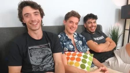 JustTheGays thumbnail for Andy Takes Two Cocks and Gets Double Penetrated – Ricky Bobby, Andy Adler, Bruce Garcia - amateur gay porn from OnlyFans, MyVidster, GayForFans and more! - 