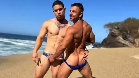 JustTheGays thumbnail for Enmanuel Jose, Rudy Gram – Sex on The Beach - amateur gay porn from OnlyFans, MyVidster, GayForFans and more! - Anal, Bareback, Latin, Outdoor