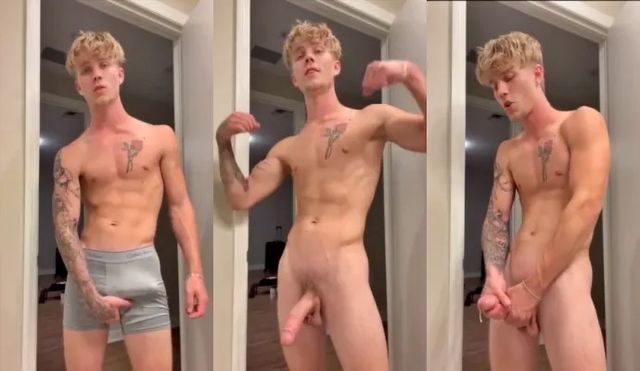 JustTheGays thumbnail for Bad boy blond twink jerks his big cock and shoots a load on the floor - amateur gay porn from OnlyFans, MyVidster, GayForFans and more! - Jerk Off, Muscle, Shorts, Solo, Young & Twink