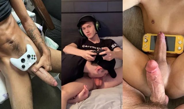 JustTheGays thumbnail for Compilation of twinks getting their cock’s jerked while they game – alex3legs - amateur gay porn from OnlyFans, MyVidster, GayForFans and more! - Compilation, Oral, Young & Twink