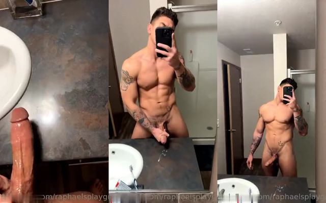 JustTheGays thumbnail for Jerking off while moaning – Raphael James (raphaelsplayground2) - amateur gay porn from OnlyFans, MyVidster, GayForFans and more! - Jerk Off, Muscle, Shorts, Solo