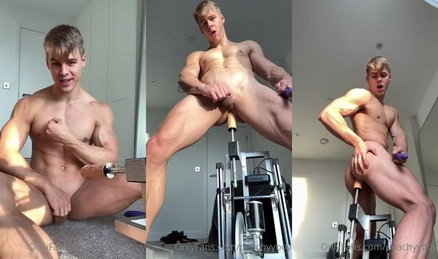 JustTheGays thumbnail for PEACHYYBOY rides a dildo machine - amateur gay porn from OnlyFans, MyVidster, GayForFans and more! - Muscle, Solo, Toys, Young & Twink