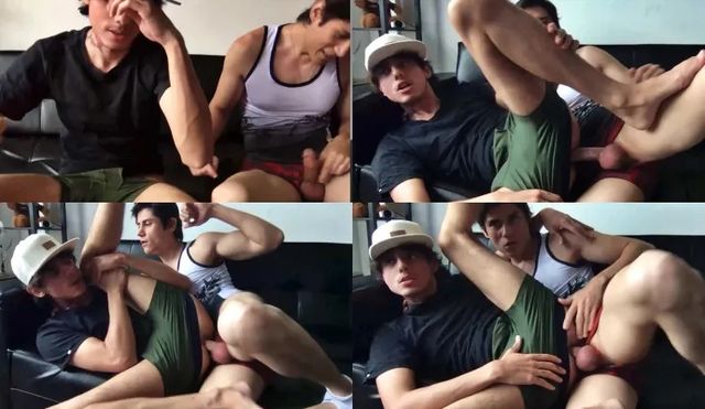 JustTheGays thumbnail for Young guys fuck on the couch with their clothes on - amateur gay porn from OnlyFans, MyVidster, GayForFans and more! - Anal, Bareback, Young & Twink